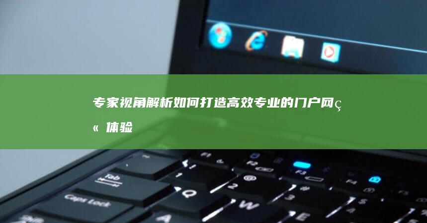 专家视角解析：如何打造高效专业的门户网站体验 (专家视角解析视频)